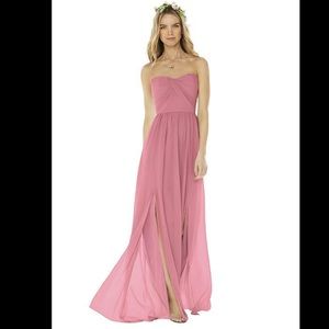 Dessy Carnation Pink dress size 6 style 8159 New!